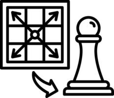 Move Line Icon vector