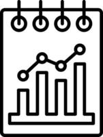 Analytics Line Icon vector