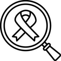 Search Line Icon vector