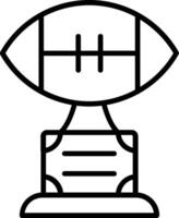 Trophy Line Icon vector