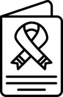 Report Line Icon vector