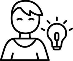 Idea Line Icon vector