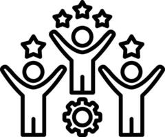 Competitive Line Icon vector