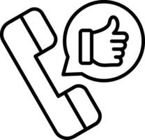 Best Customer Experience Line Icon vector