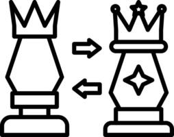 Tactical Line Icon vector