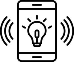 Telecommunication Line Icon vector