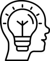 Knowledge Line Icon vector