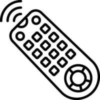 Remote Control Line Icon vector