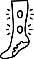 Ulcer Line Icon vector