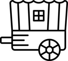 Cart Line Icon vector