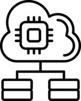 Multiple Line Icon vector