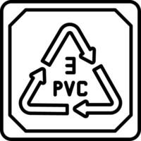 Polyvinyl Chloride Line Icon vector
