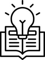 Knowledge Line Icon vector