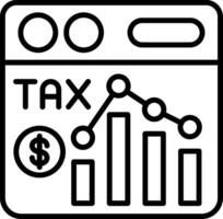 Analytics Line Icon vector