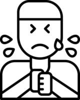 Fidget Line Icon vector