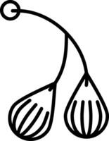 Capers Line Icon vector
