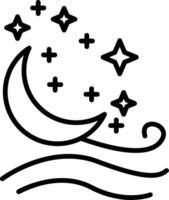 Breeze Line Icon vector