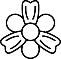 Freesia Line Icon vector