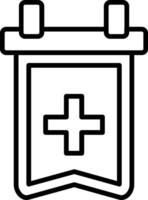 Medieval Line Icon vector