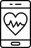 App Line Icon vector