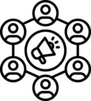 Propaganda Line Icon vector