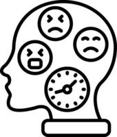 Unfocus Line Icon vector