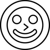 Emoji Line Icon vector