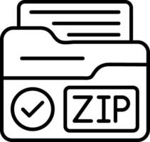 Zip Line Icon vector
