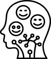 Behaviour Line Icon vector