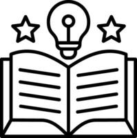 Learn More Line Icon vector