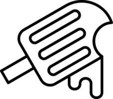 Popsicle Line Icon vector