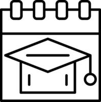 Calendar Line Icon vector