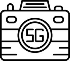 Camera Line Icon vector