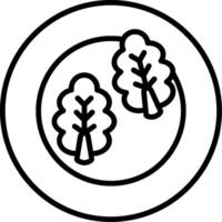Kimchi Line Icon vector