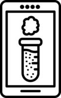 Mobile Line Icon vector