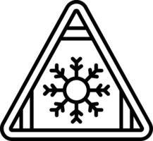Snow Line Icon vector