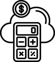 Account Line Icon vector