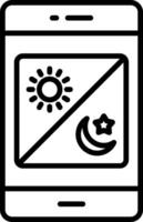 App Line Icon vector
