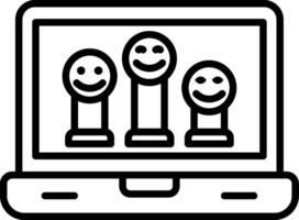 Acceptance Line Icon vector