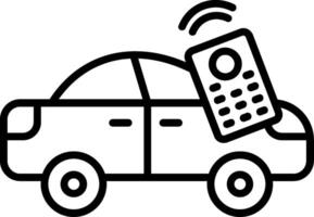 Car Line Icon vector