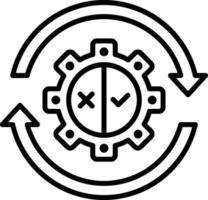 Automation Line Icon vector