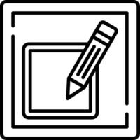 Compose Line Icon vector