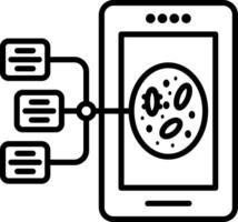 Cell Line Icon vector