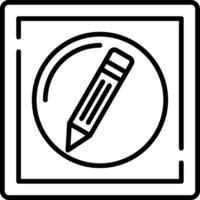 Edit Line Icon vector