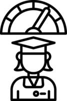 Performance Line Icon vector