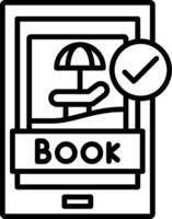 Confrm Line Icon vector