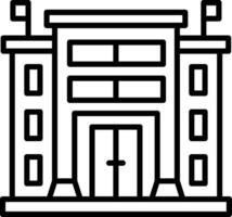 University Line Icon vector