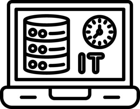 Cache Line Icon vector