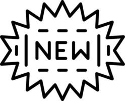 New Line Icon vector