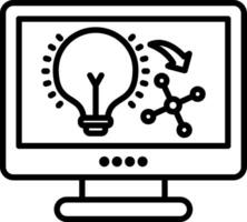 Idea Line Icon vector